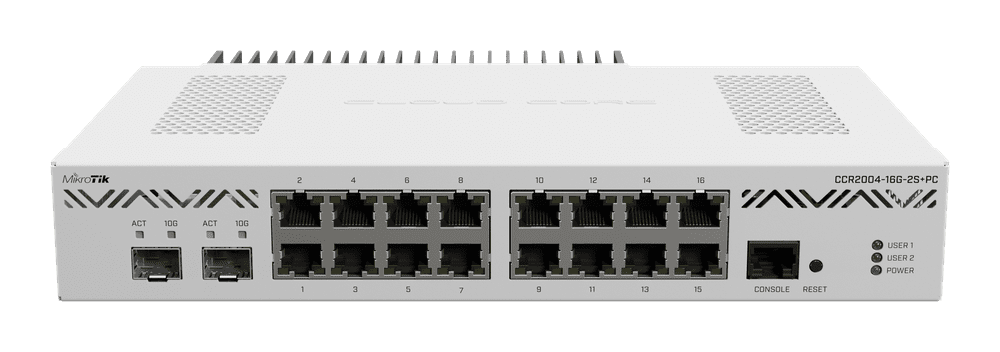 MikroTik CCR2004-16G-2S+PC