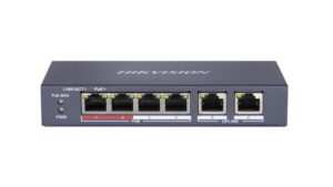 Hikvision 4 Port Fast Ethernet Unmanaged POE Switch DS-3E0106P-E/M