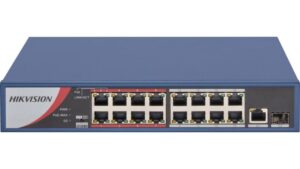 Hikvision 16 Port Fast Ethernet Unmanaged POE Switch DS-3E0318P-E/M(B)