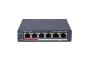 Hikvision 4 Port Fast Ethernet Smart POE Switch DS-3E1106P-EI