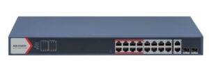 Hikvision 16 Port Fast Ethernet Smart POE Switch DS-3E1318P-EI(B)