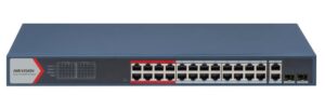 Hikvision 24 Port Fast Ethernet Smart POE Switch DS-3E1326P-EI(B)