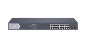 Hikvision 16 Port Gigabit Smart POE Switch DS-3E1518P-SI