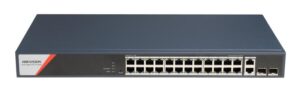Hikvision 24 Port Gigabit Smart POE Switch DS-3E1528HP-SI-24P2T2F