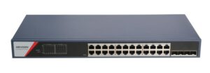 Hikvision 24 Port Gigabit Smart POE Switch DS-3E1528P-SI-24P4F