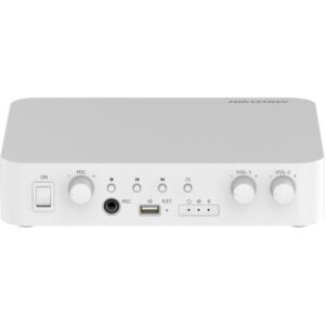 Hikvision 80W 2-Zone Network Amplifier (DS-QAE1A80G1-VB/EU(B))